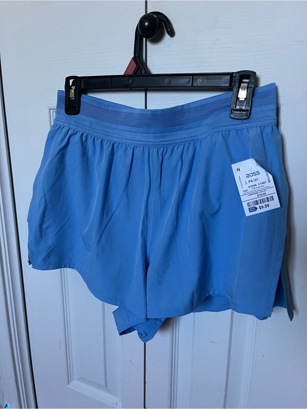 Velocity Sky Blue Women's Athletic Shorts